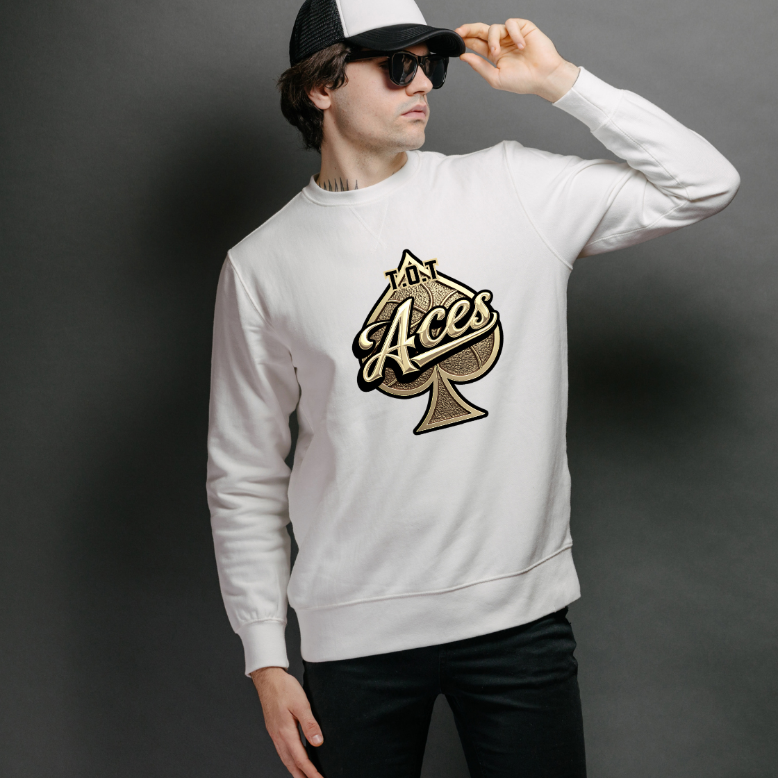 T.O.T Aces Crew Neck Sweater