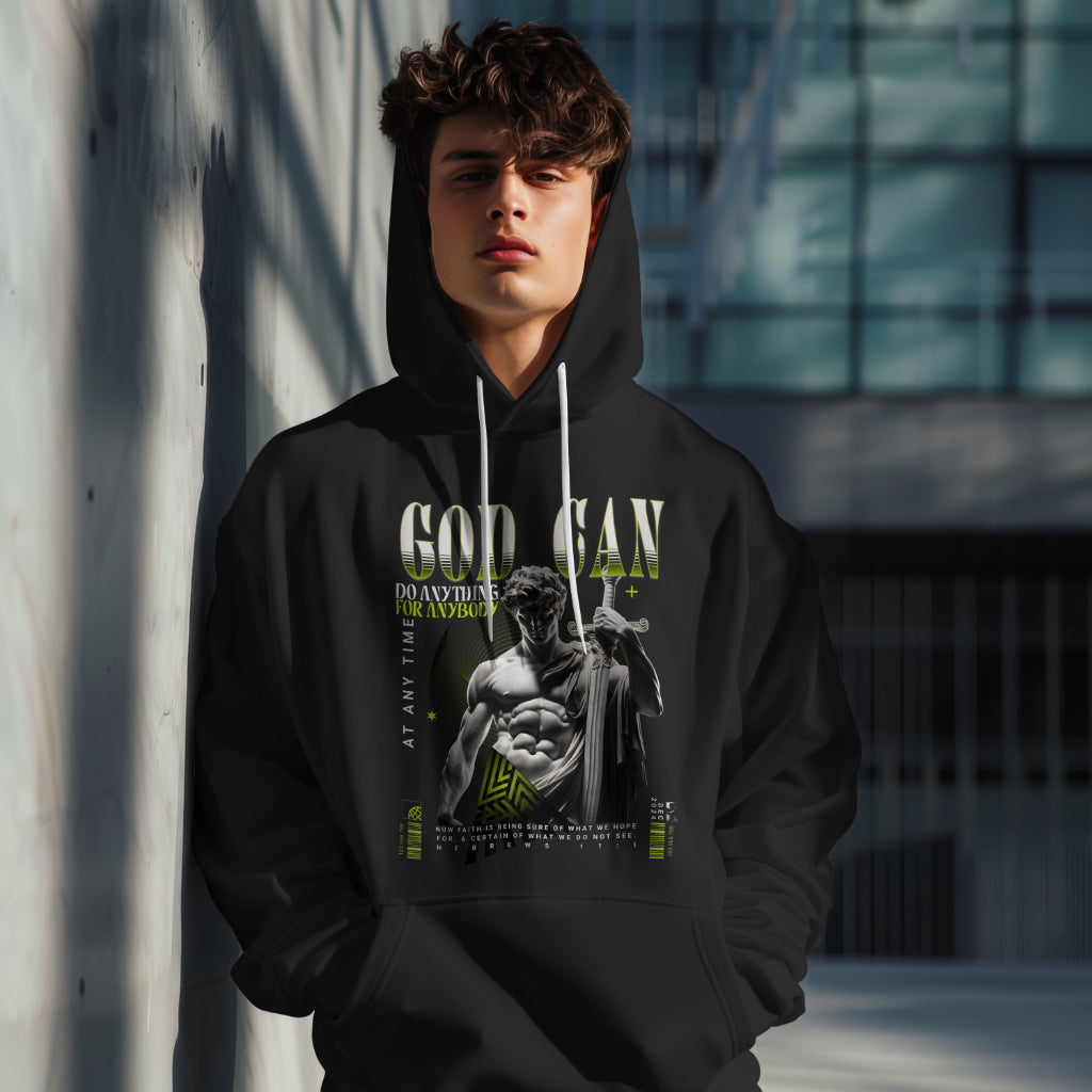 Christian Streetwear | God Can Hoodie | Faith Apparel | Inspirational | Men's & Women's | Unisex | Biblical | Trendy