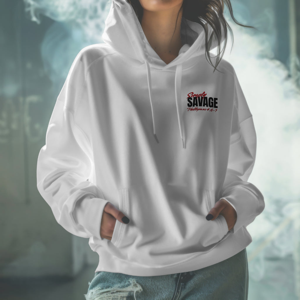 Christian Hoodie | Faith-Based Bible Verse Sweatshirt | Don’t Worry Philippians 4:6-7 Hoodie | Inspirational Religious Hoodie