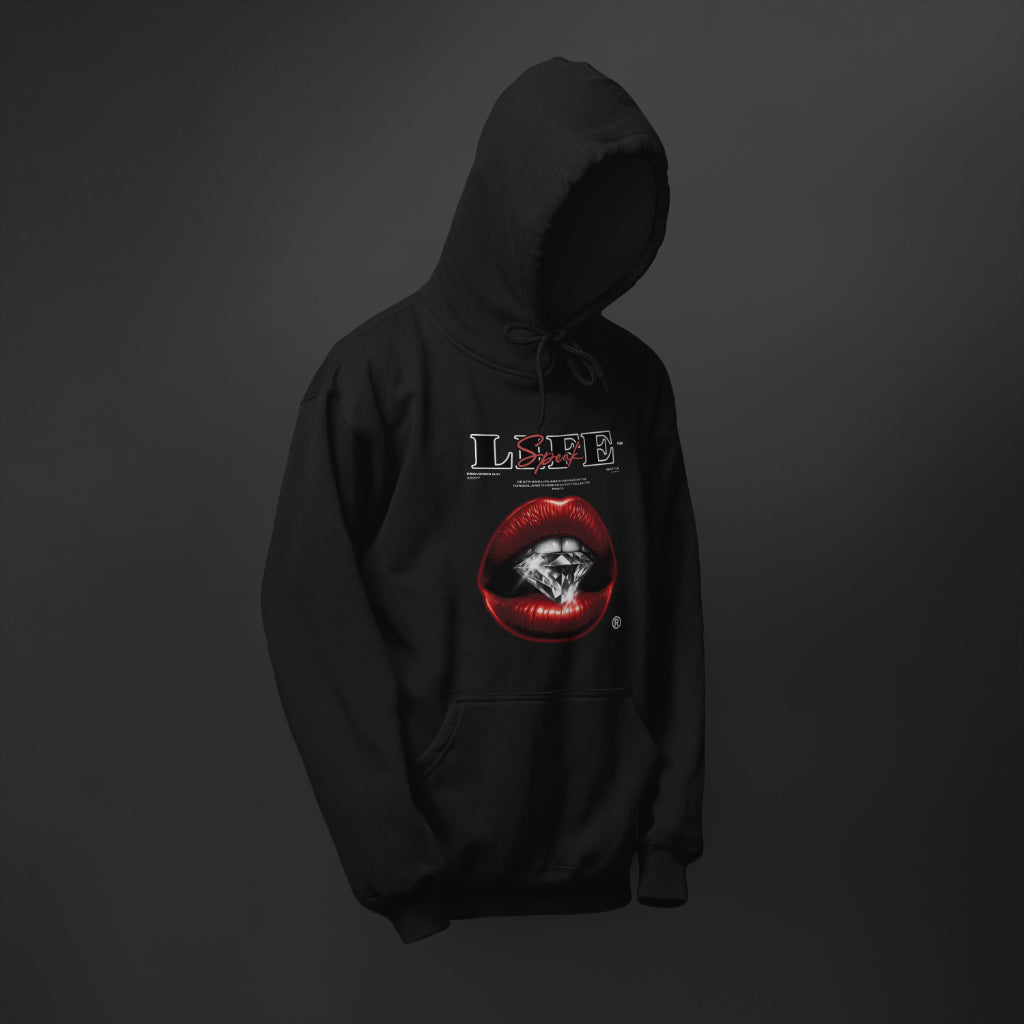 "Life Over Drip" Hoodie | Christian | Diamond Design | Christian Apparel | Unique Hoodie | Proverbs 18:21 hoodie