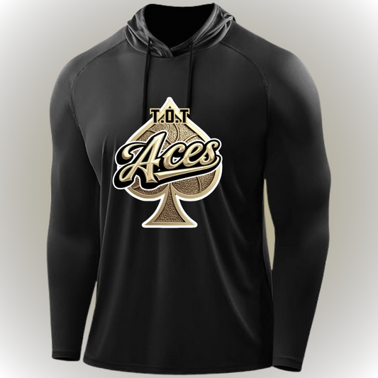 T.O.T Aces Dry-Fit Hoodie Shirt