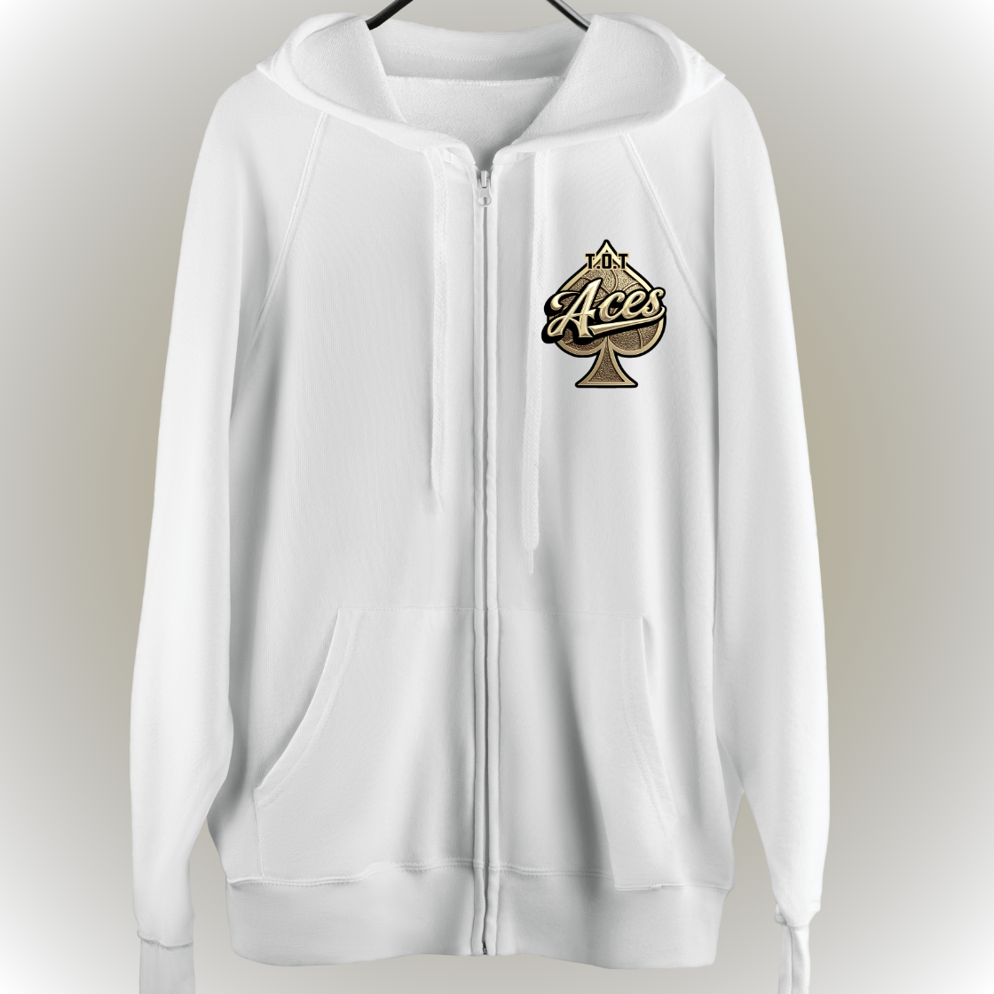 T.O.T Aces Zip Up Hoodie