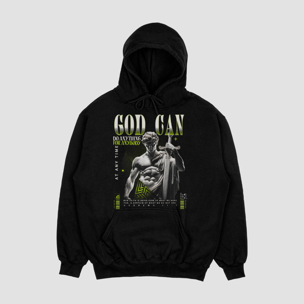 Christian Streetwear | God Can Hoodie | Faith Apparel | Inspirational | Men's & Women's | Unisex | Biblical | Trendy