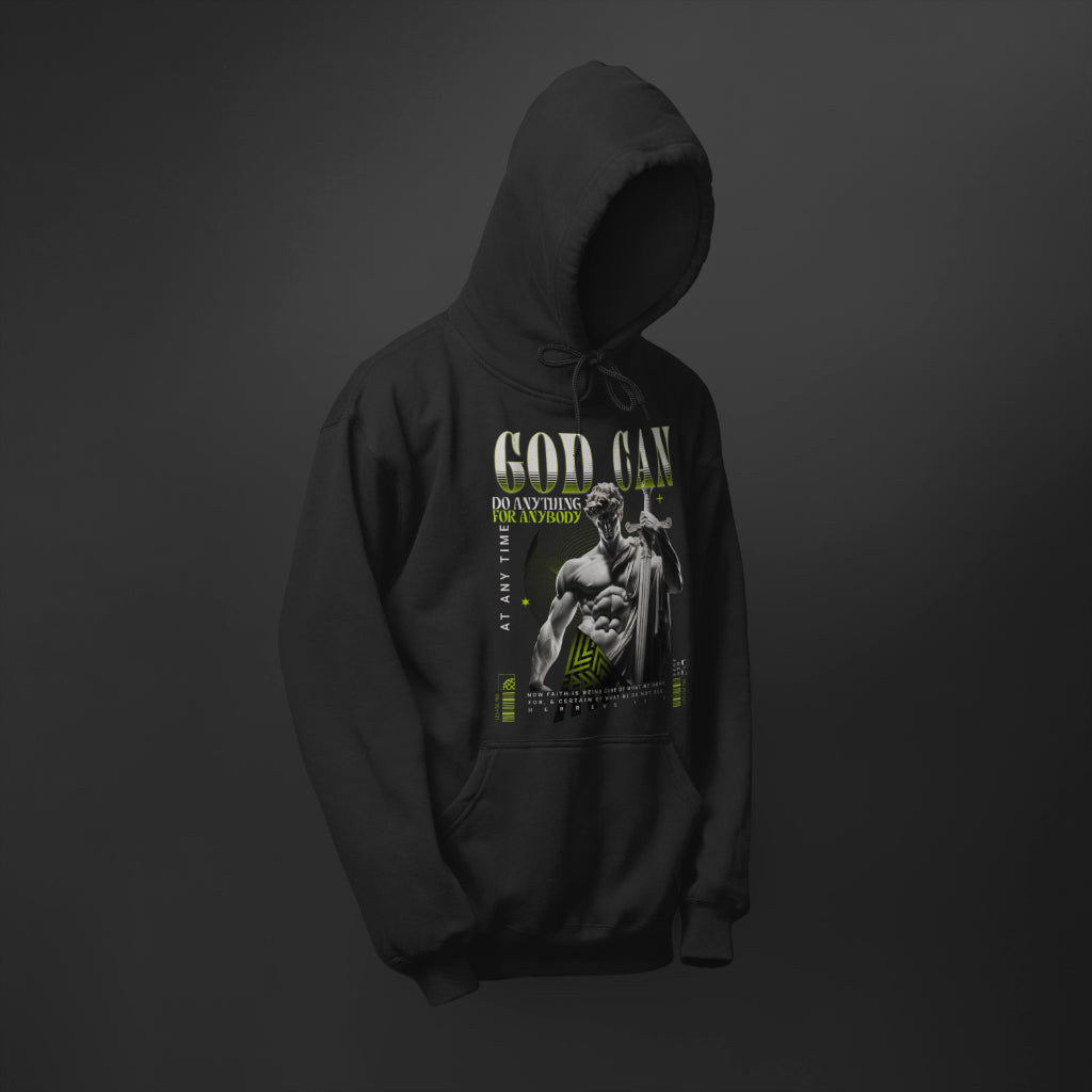Christian Streetwear | God Can Hoodie | Faith Apparel | Inspirational | Men's & Women's | Unisex | Biblical | Trendy